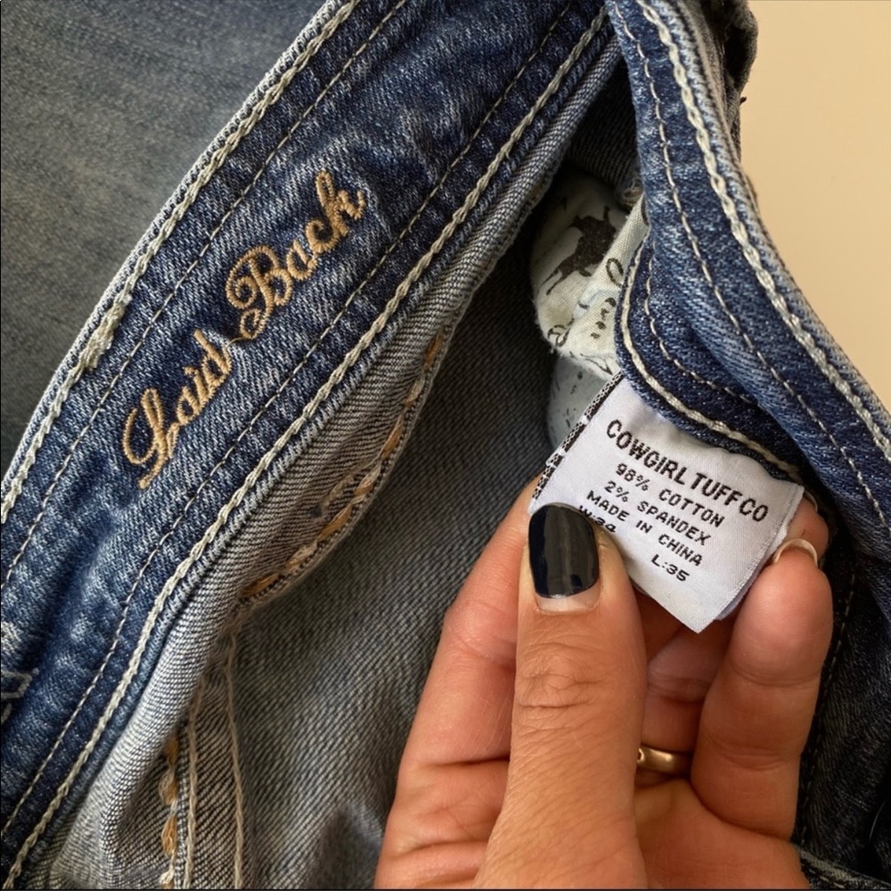 Cowgirl Tuff laid back jeans blue size 34